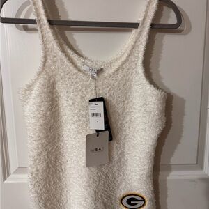 Green Bay Packers Wear by Erin Andrew’s Women's Cream Tank Top